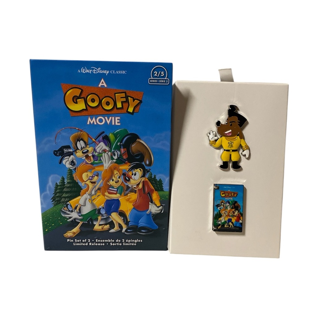A Goofy Movie Pin Set VHS Collection Series 2 Disney Powerline Limited Release